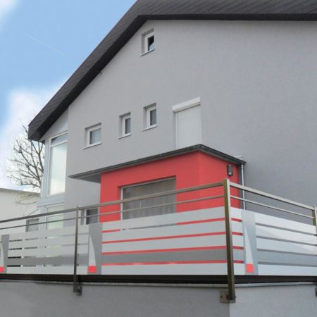 Zaun als Sichtschutz für Terrasse