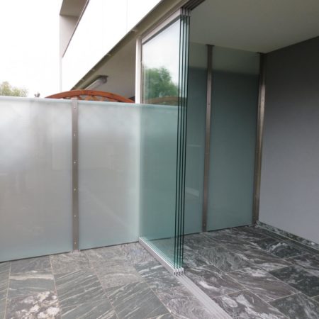 Glasschiebewände