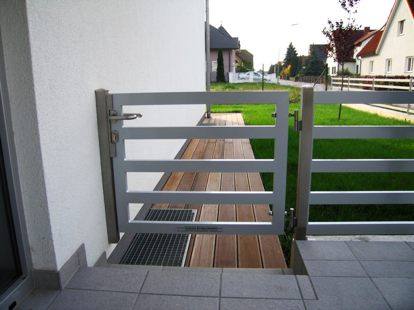Gartentür · Metalltür · Außentür · Maurhart