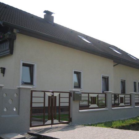 Zweiflügelige Gartetüren