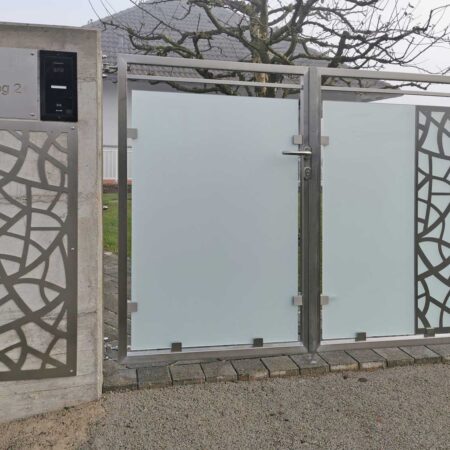 Sichtschutz-Gartentür