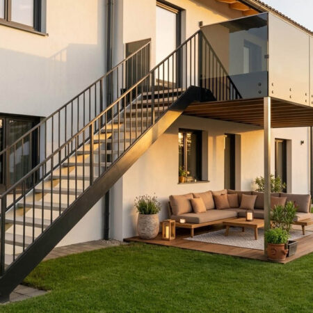 Moderner Balkonzubau