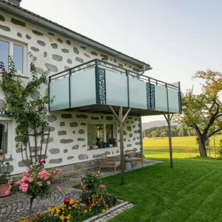 Balkonzubau - Tradition trifft Laserdesign