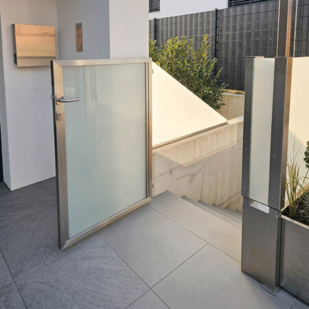 Glas-Edelstahl-System