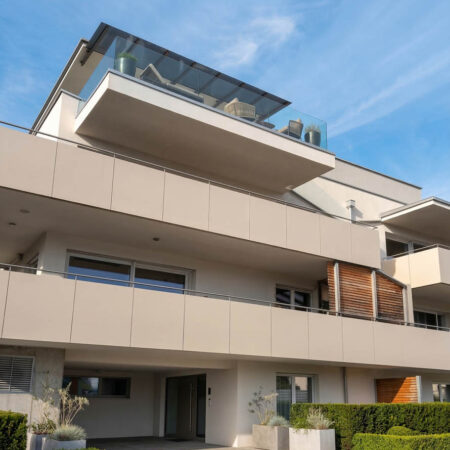 Penthouse Luxus - Nurglasgeländer