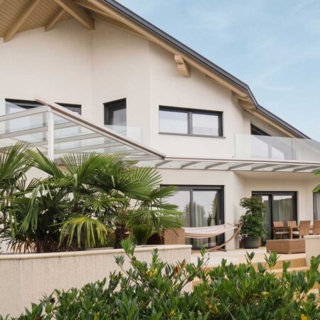 Spezialformat des Terrassendachs