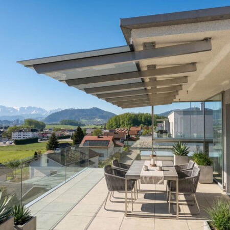 Rahmenlose Terrassenüberdachung